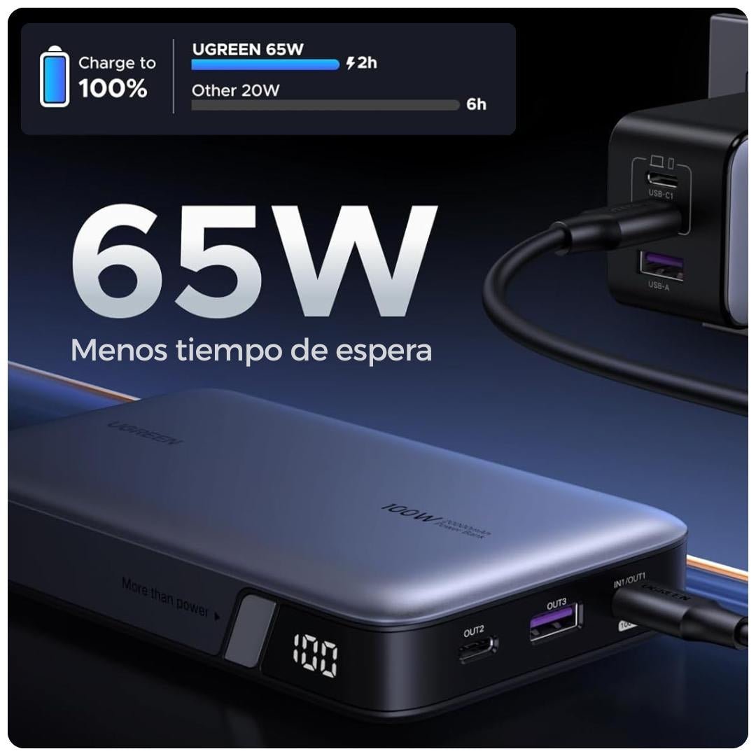 UGREEN Nexode Power Bank 20000 mAh 100W PD