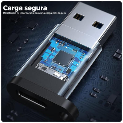 Adaptador USB C a USB - 10 Gbps