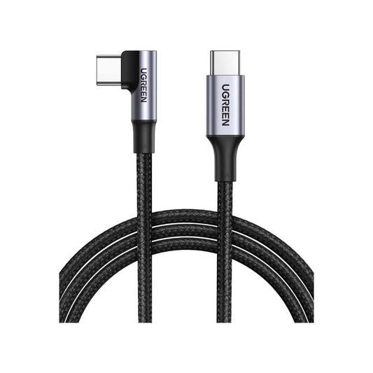 Ugreen Cable tipo C carga rápida 100W con giro 90 grados para Lapto/iPhone/Samsung Galaxy