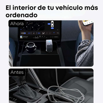 Anker Cargador de Vehículo USB-C 75W – Cable Retráctil