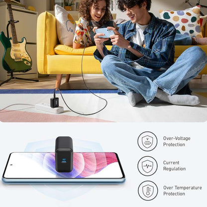 Anker cargador tipo C 25W para Samsung, diseño plegable PPS