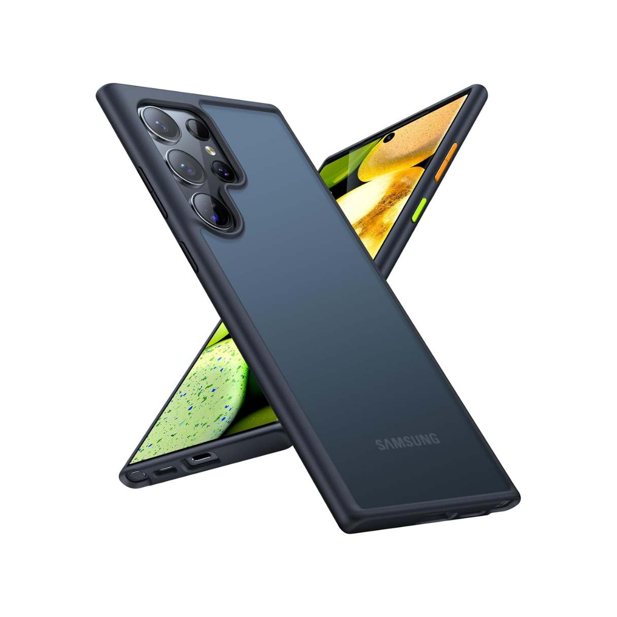 Torras Funda para Samsung Galaxy S24 Ultra negra