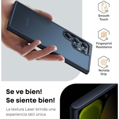 Torras Funda para Samsung Galaxy S24 Ultra negra