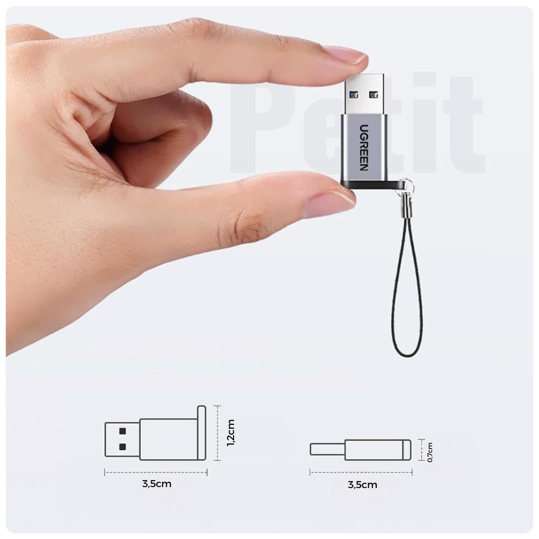 Adaptador USB C a USB - 10 Gbps