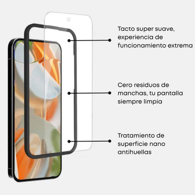 ArtsCase Mica de Vidrio para Google Pixel 9/10/9 Pro/10 Pro - Ultra Clear