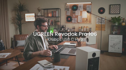 Ugreen Revodok Pro tipo C 6 en 1,10Gbps,  100W para MacBook Pro/Air, iPad Pro, Thinkpad Rog Ally y más