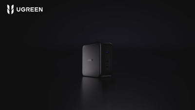 UGREEN Nexode Cargador USB-C 140W PD 3.1 – 3 Puertos con cable