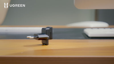 UGREEN Cargador Internacional USB-C 65W – 3 Puertos para Viaje