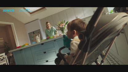 Power Bank 10000mAh Anker 3 en 1 con cable tipo C y enchufe integrado carga rápida 30W, indicador LED