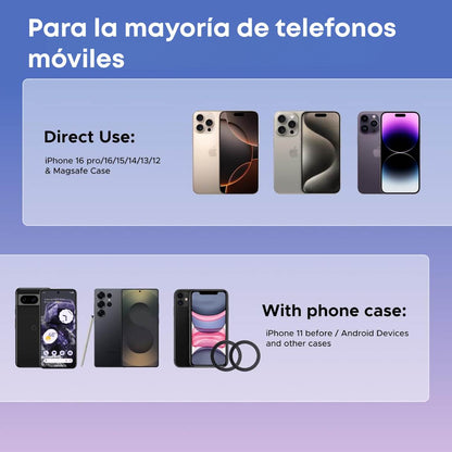 Ugreen Soporte MagSafe de Vehiculo para iPhone 17 16 15 14 13 12 series , fuerte imán