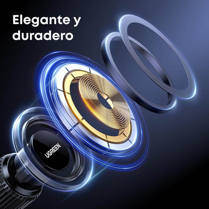 Ugreen Soporte MagSafe de Vehiculo para iPhone 17 16 15 14 13 12 series , fuerte imán